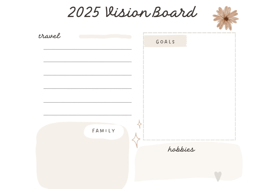 Top Of The Year Glow Up Planner: New Year, Better Me